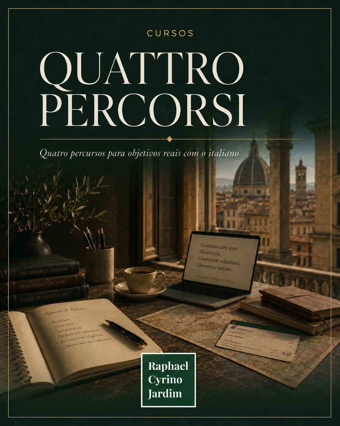 Quatro cursos de italiano — Raphael Jardim